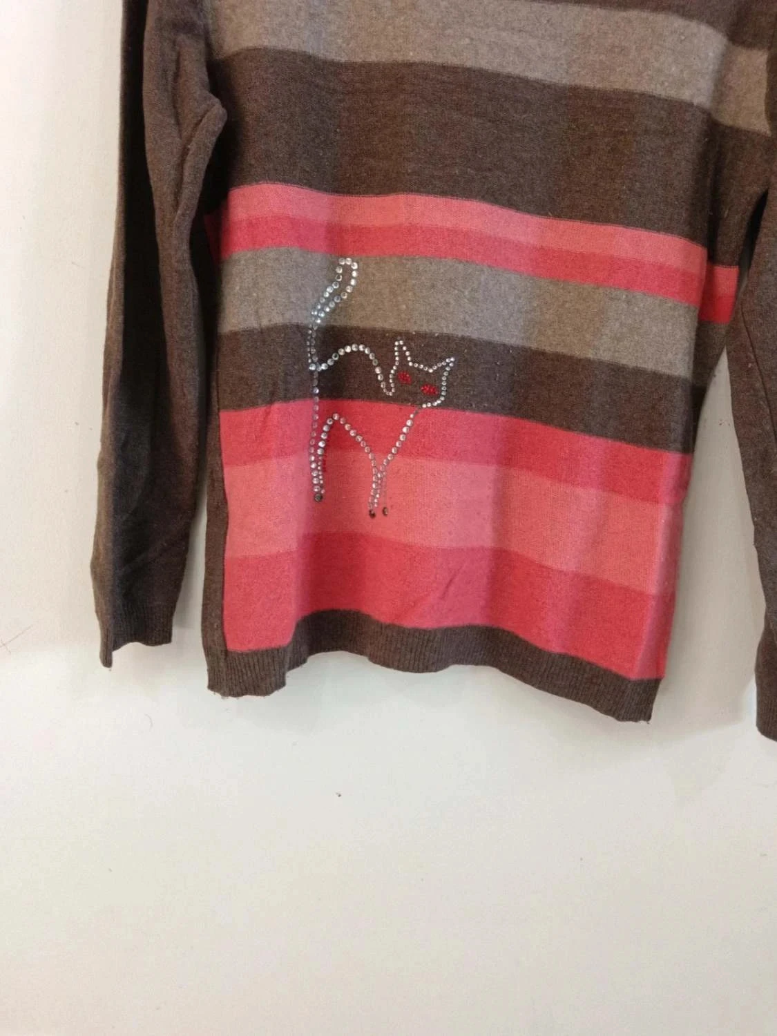 C128 trui taupe/roze Un jour ailleurs T2 – photo 2